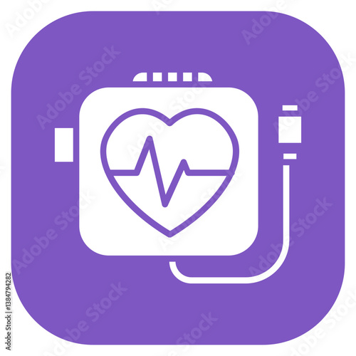 Defibrillator Pad Vector Icon