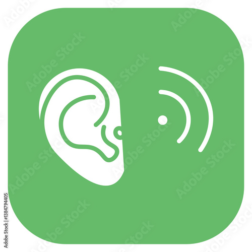 Hearing Test Vector Icon