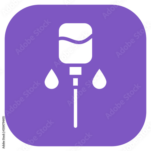 IV Drip Vector Icon
