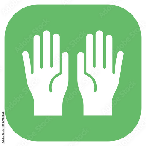 Surgical Gloves Vector Icon