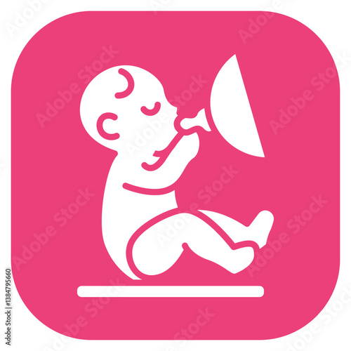 Lactation Vector Icon
