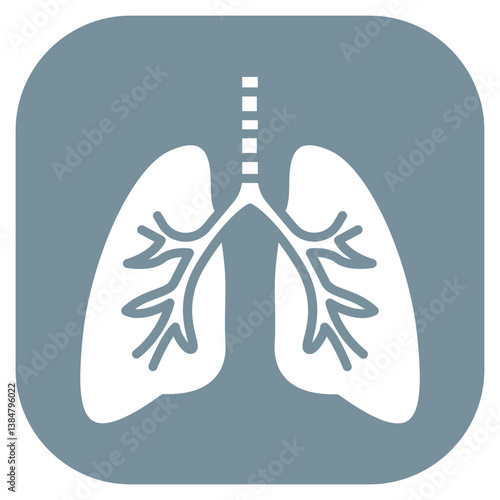 Pulmonary Care Vector Icon