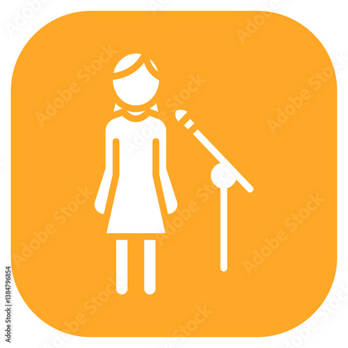 Public Speaking Vector Icon