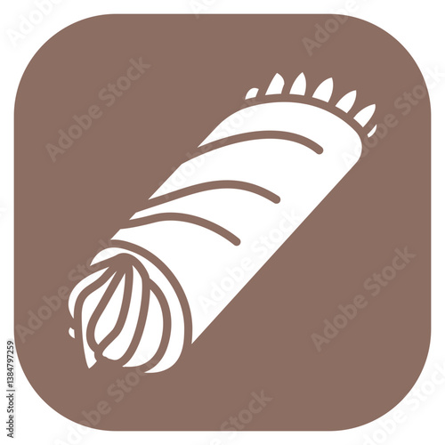 Cannoli Vector Icon