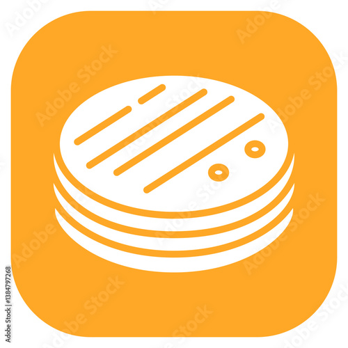 Chapati Vector Icon