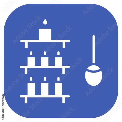 Candle Shop Vector Icon