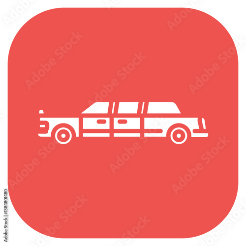 Limousine Vector Icon
