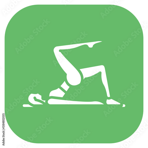 Glute Bridge Vector Icon