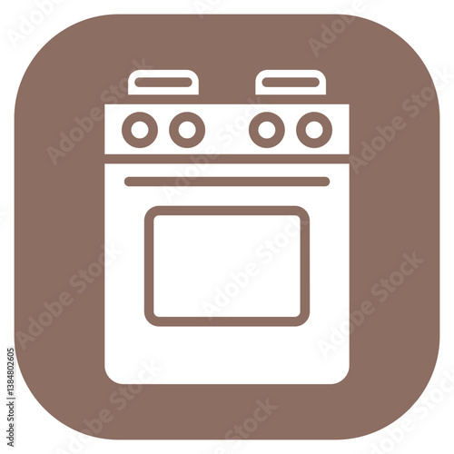 Cleaning Stove Vector Icon