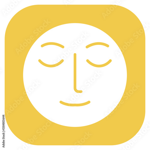 Relieved Face Vector Icon