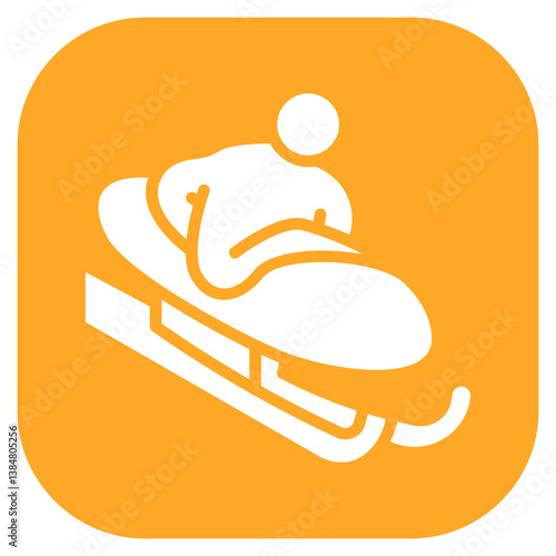 Bobsleigh Vector Icon