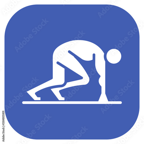 Starting Blocks Vector Icon