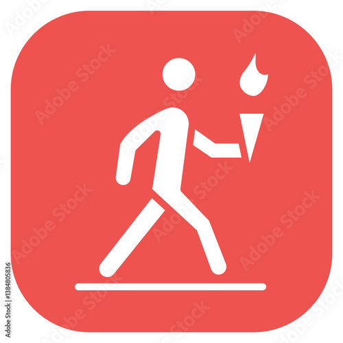 Torchbearer Vector Icon