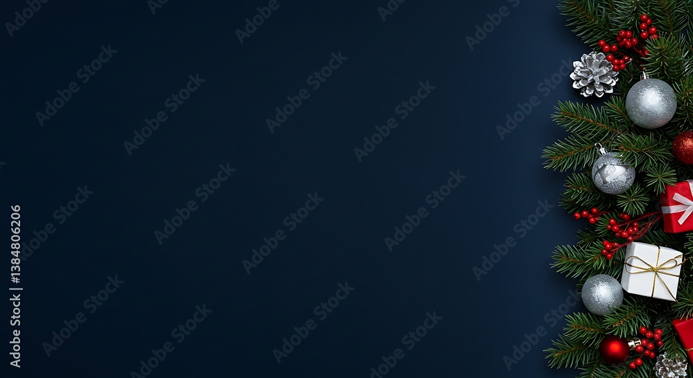 Fototapeta premium Midnight Merriment AI Generated