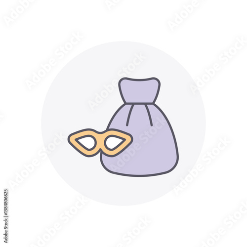 Themed Costumes vector icon stock illustration
