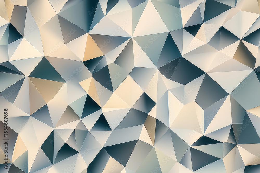 Fototapeta premium Abstract background showing low poly triangles creating modern design