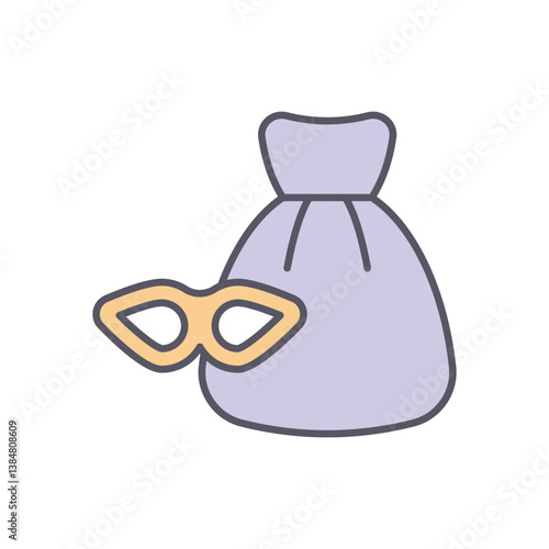 Themed Costumes vector icon stock illustration