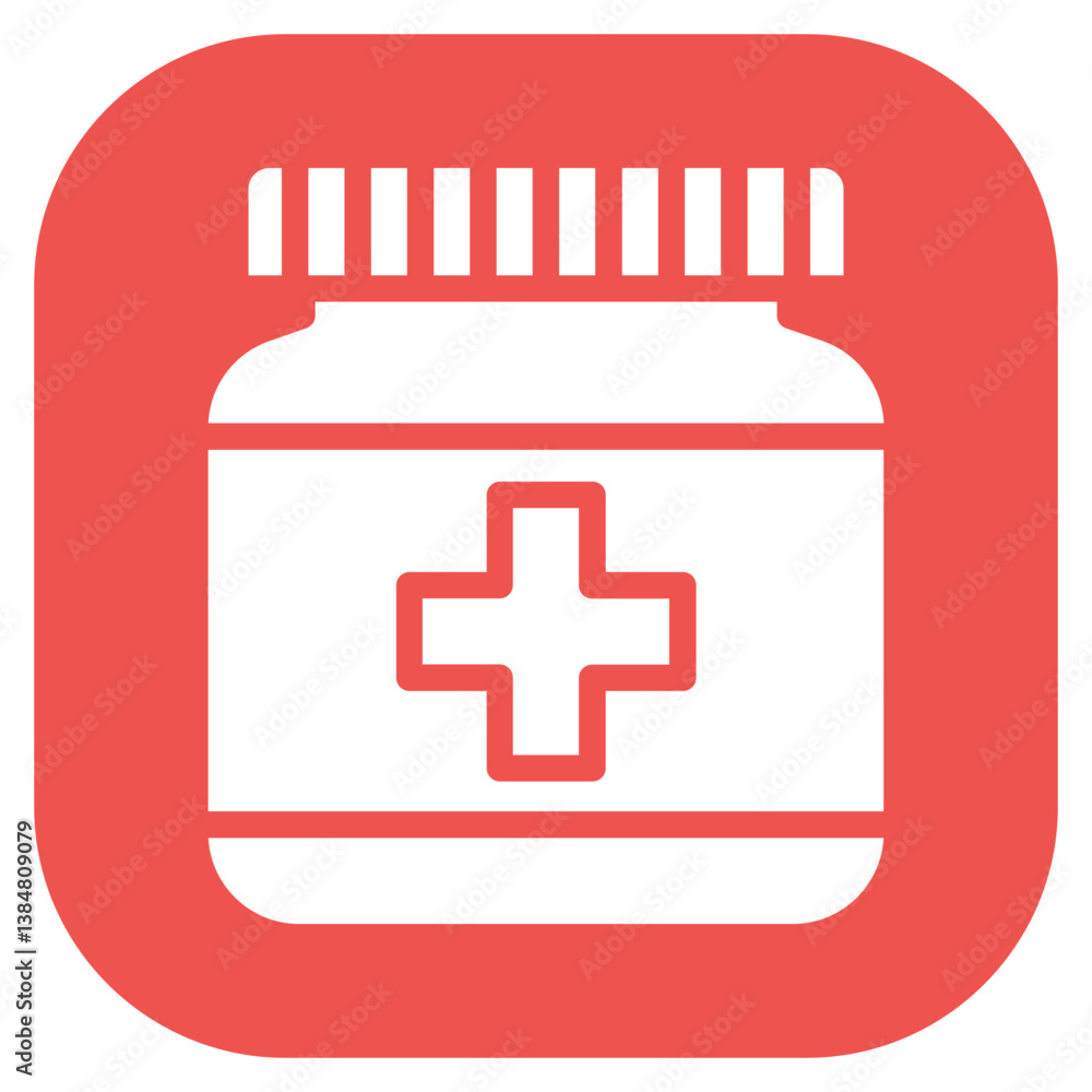 Obraz premium Prescription Vector Icon