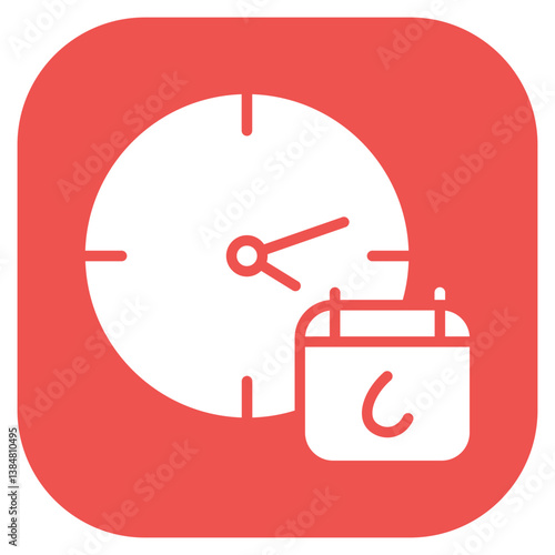 Time Plan Vector Icon