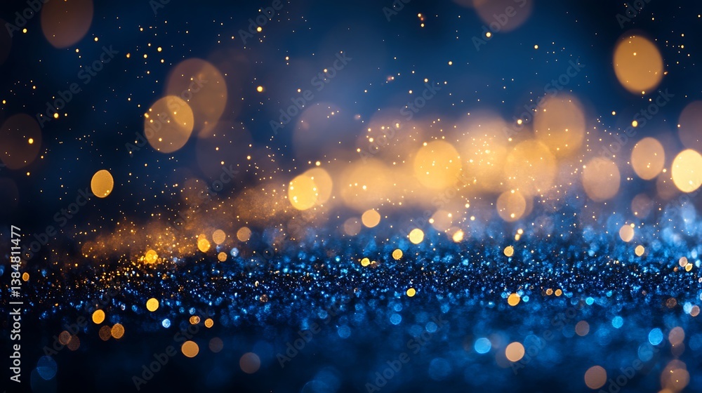 Blue and gold light background Blue and gold light background