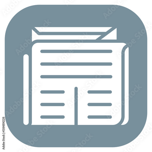 Print Media Vector Icon