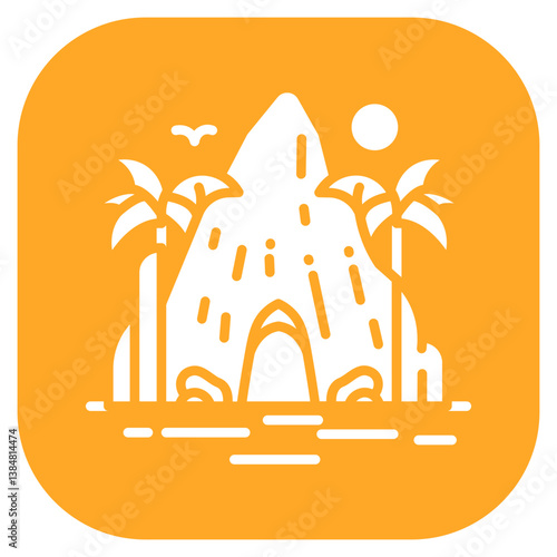 Beach Cave Icon