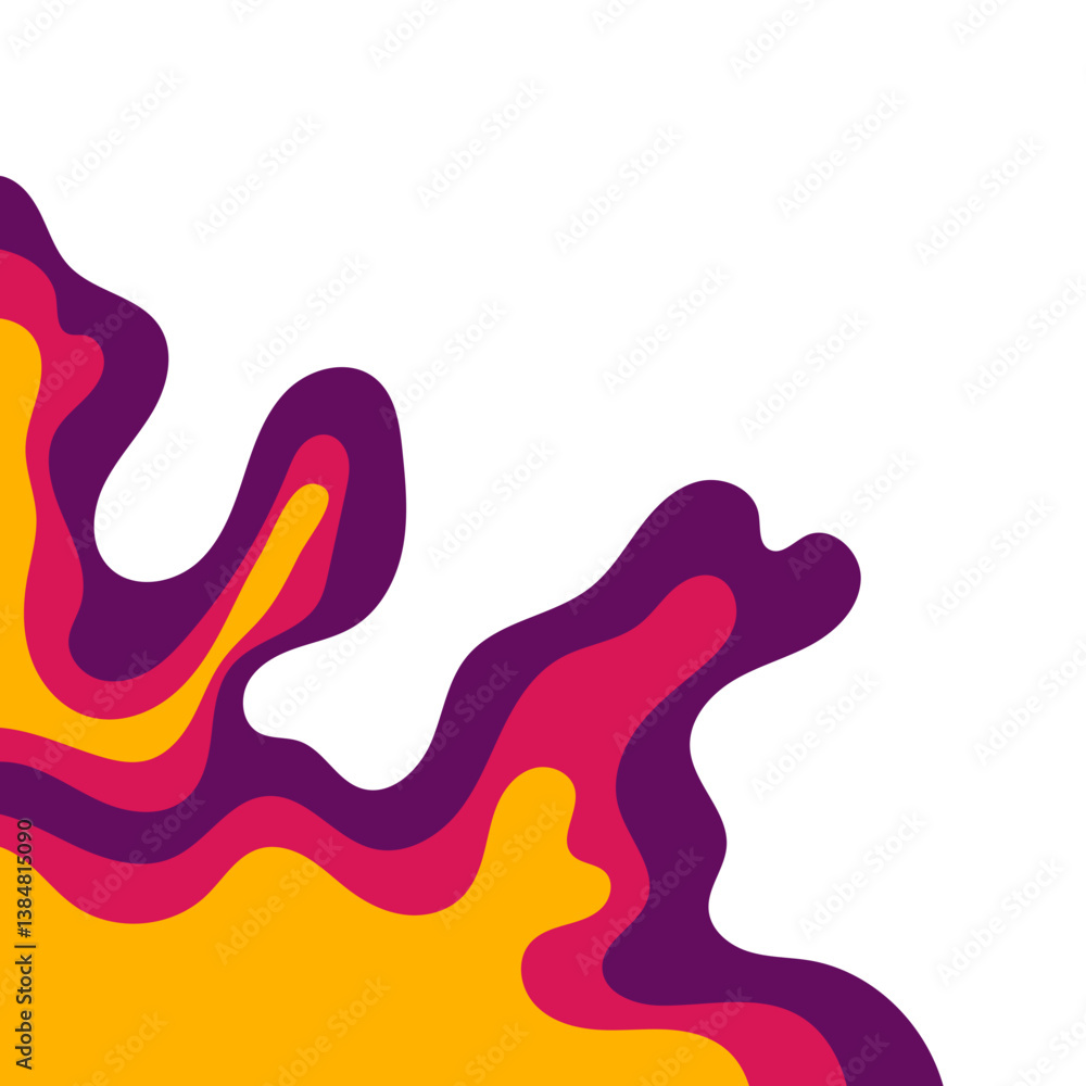 Colorful Abstract Topographic Colorful Abstract Topographic