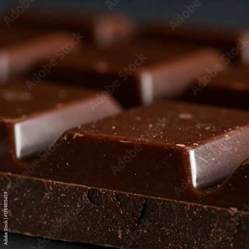 Delicious dark chocolate bar close up macro photography sweet dessert cocoa treat confectionery indulgence 100g