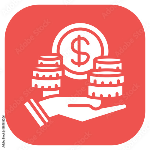 Dark Money Vector Icon