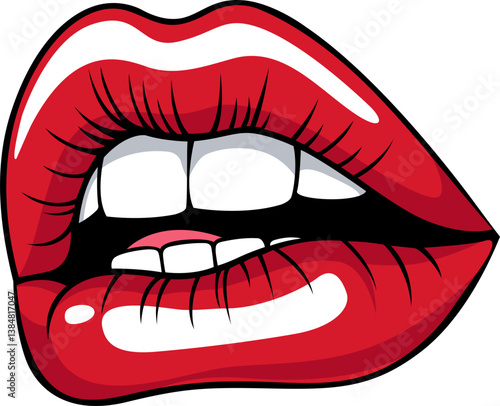 seductive lips