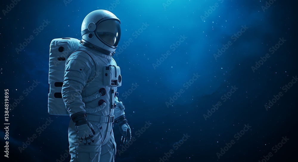 Fototapeta premium Celestial Solitude AI Generated