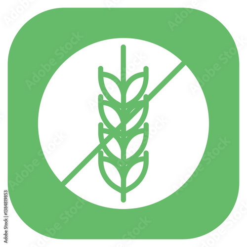 Gluten Sensitivity Vector Icon