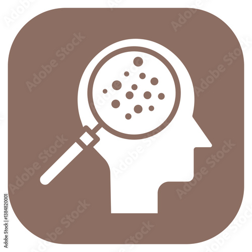 Irritated Scalp Vector Icon