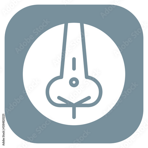 Stuffy Nose Vector Icon