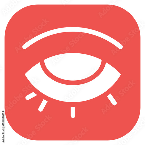 Swollen Eyelids Vector Icon