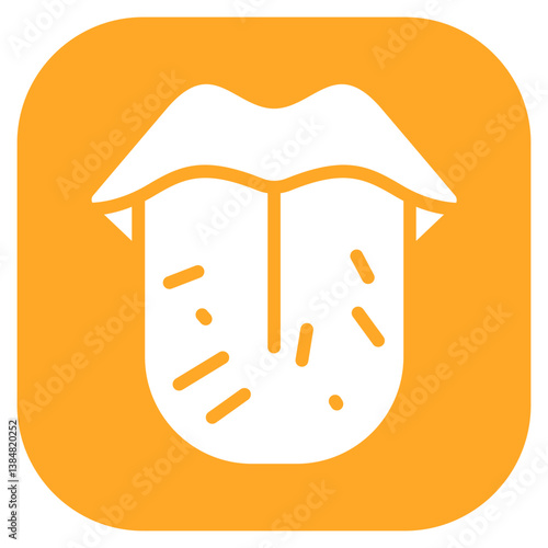 Tongue Swelling Vector Icon