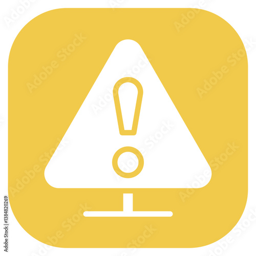 Trigger Warning Vector Icon