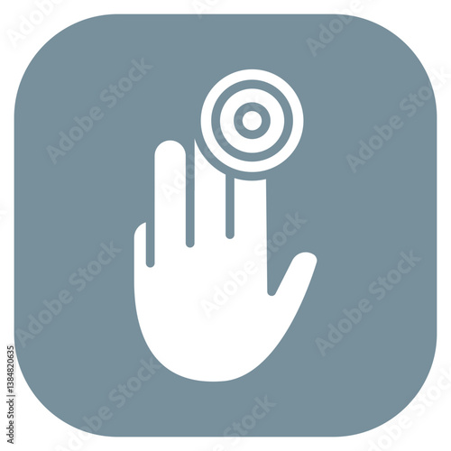 Finger Swelling Vector Icon