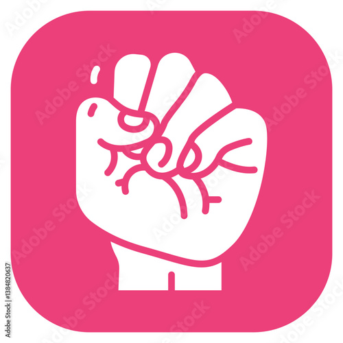 Cracked Knuckles Vector Icon