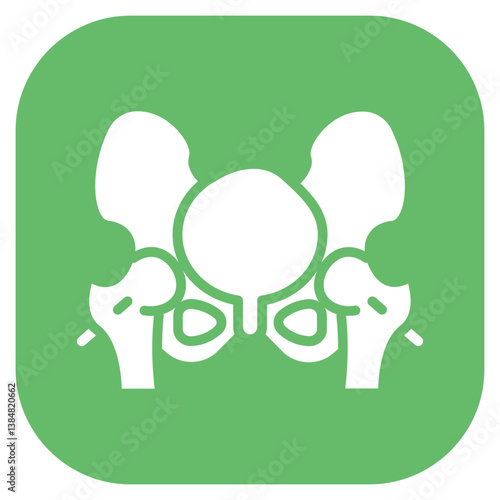 Hip Dislocation Vector Icon