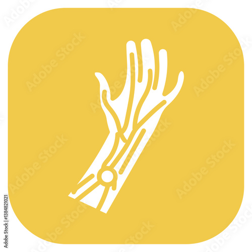 Ulnar Nerve Pain Vector Icon