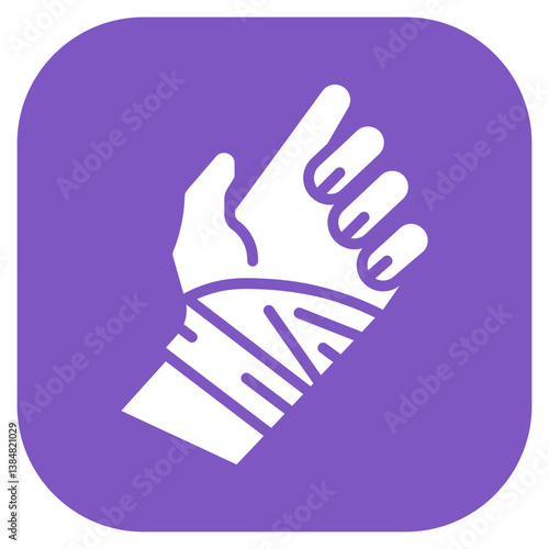 Wrist Sprain Vector Icon