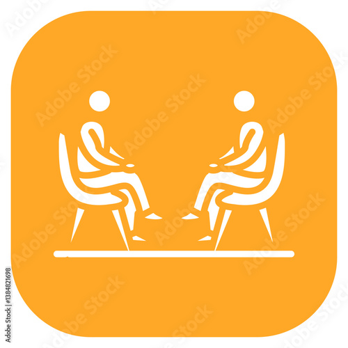 Psychiatric Therapy Room Vector Icon