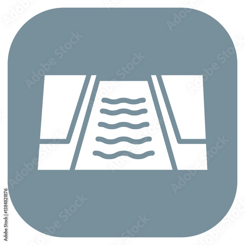 Canal Overflow Vector Icon