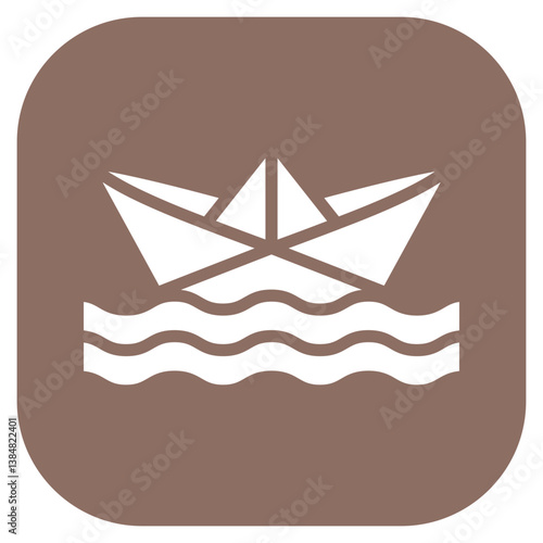 Paper Boats Vector Icon