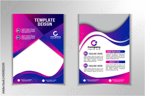 Corporate flyer design template