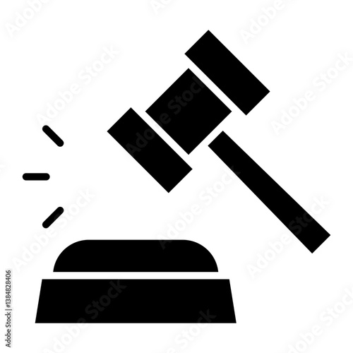 Judge Hammer Icon