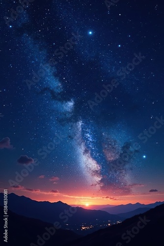 Wallpaper Mural Vast starry night sky with many stars and a few planets in the distance, space, celestial Torontodigital.ca