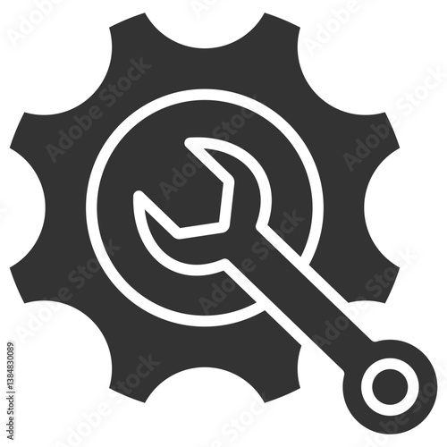 Process Glyph Icon
