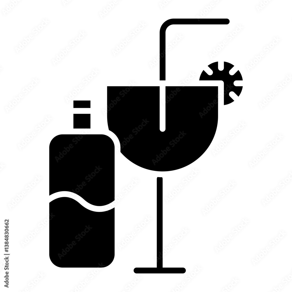 Obraz premium Drinks Icon